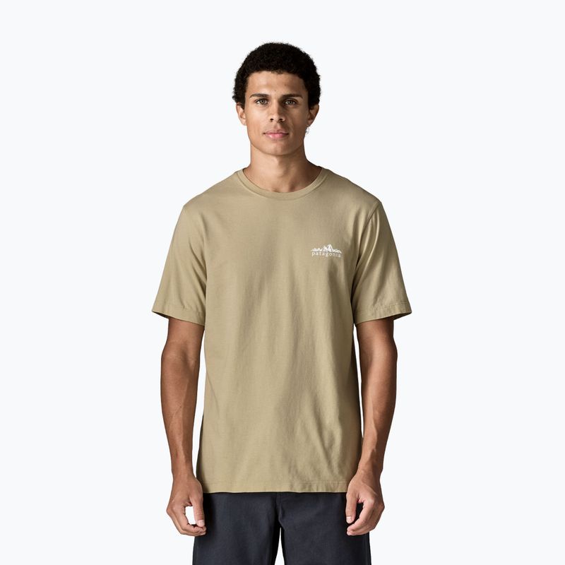 Tricou pentru bărbați Patagonia Fitz Roy Foothills weathered stone