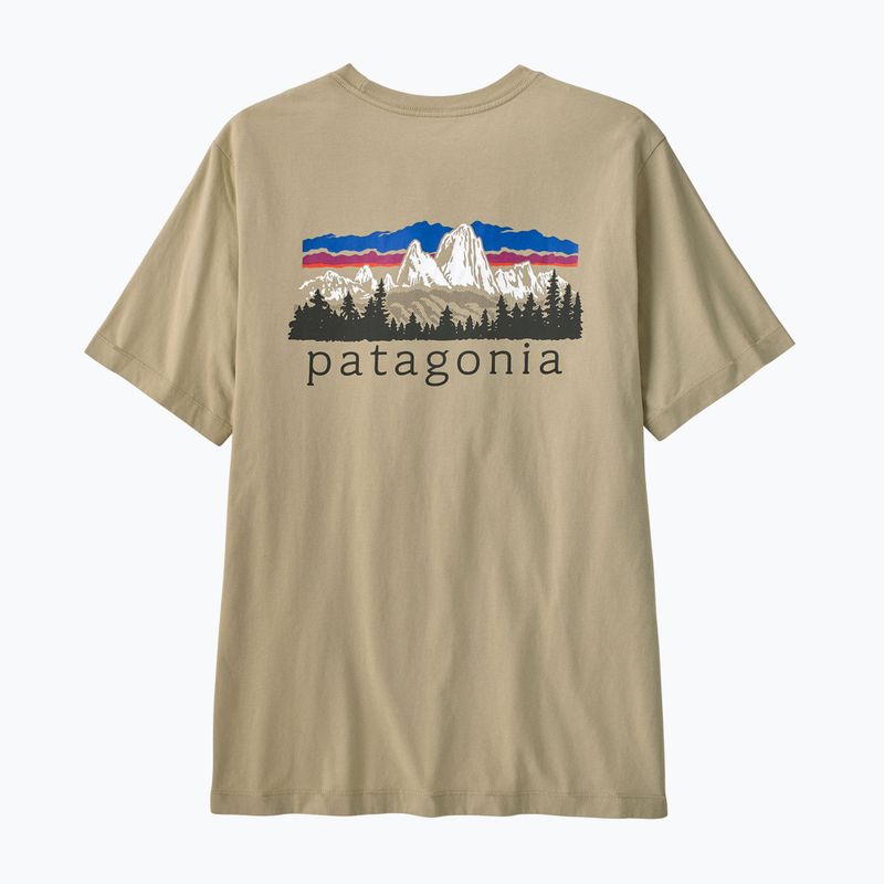 Tricou pentru bărbați Patagonia Fitz Roy Foothills weathered stone 2