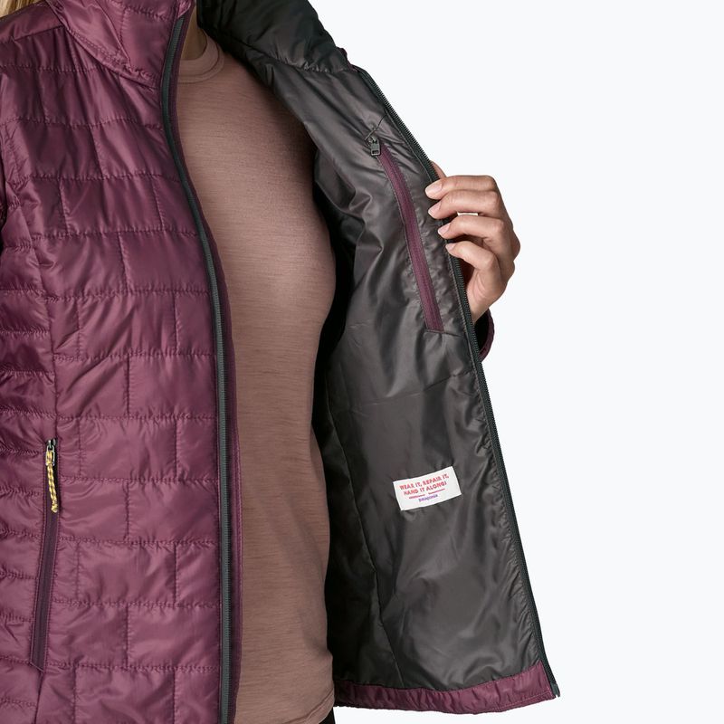 Geacă izolată pentru femei Patagonia Nano Puff berry fig 7