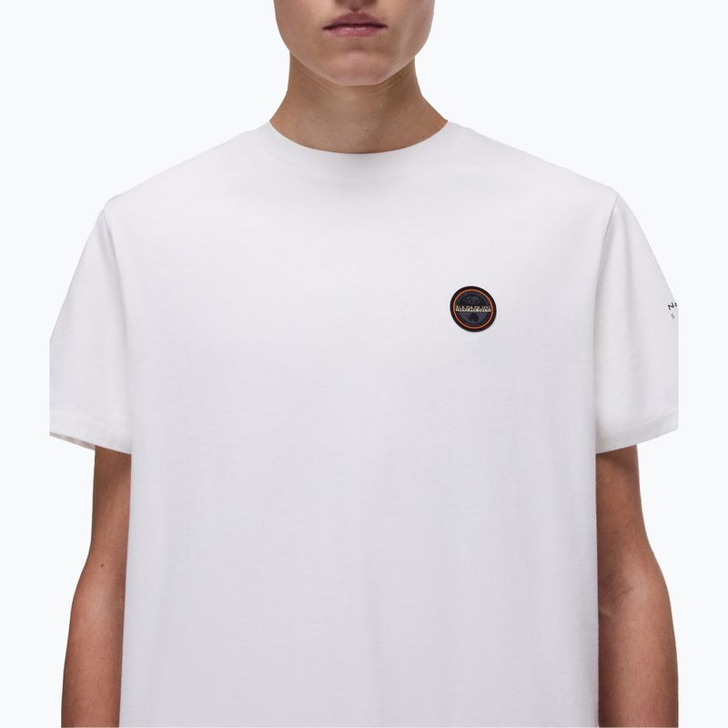 Tricou pentru bărbați Napapijri S-Badge white heron 3