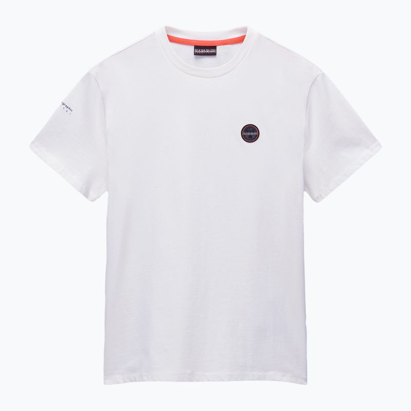 Tricou pentru bărbați Napapijri S-Badge white heron 5