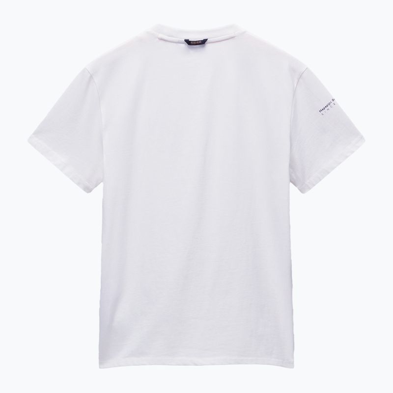 Tricou pentru bărbați Napapijri S-Badge white heron 6