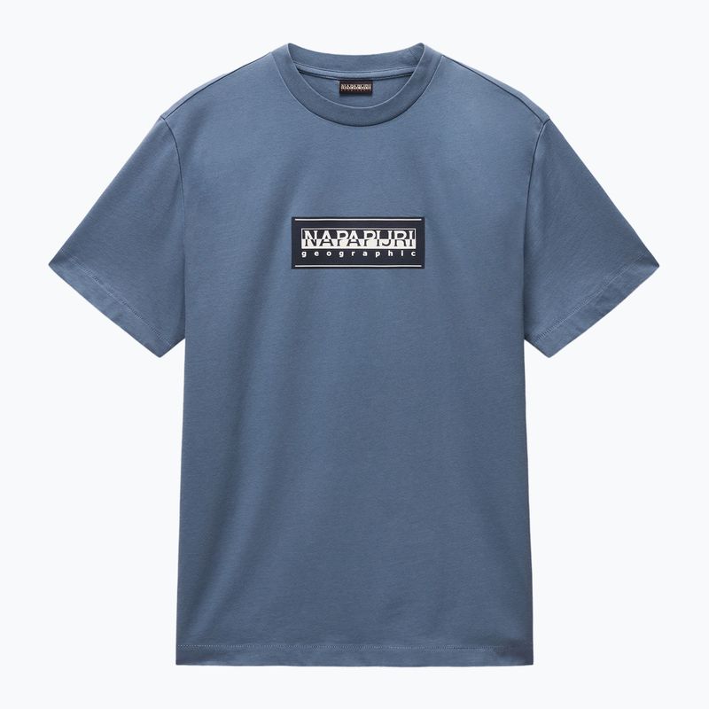 Tricou pentru bărbați Napapijri S-Box Logo stormy weat G1Y 4