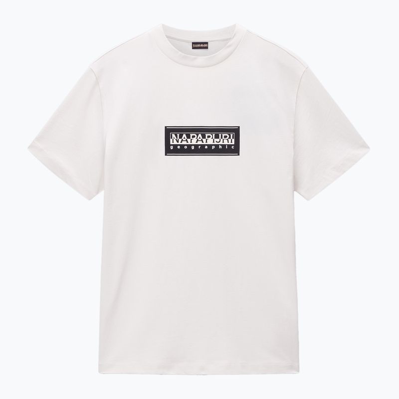 Tricou pentru bărbați Napapijri S-Box Logo white whisper 4