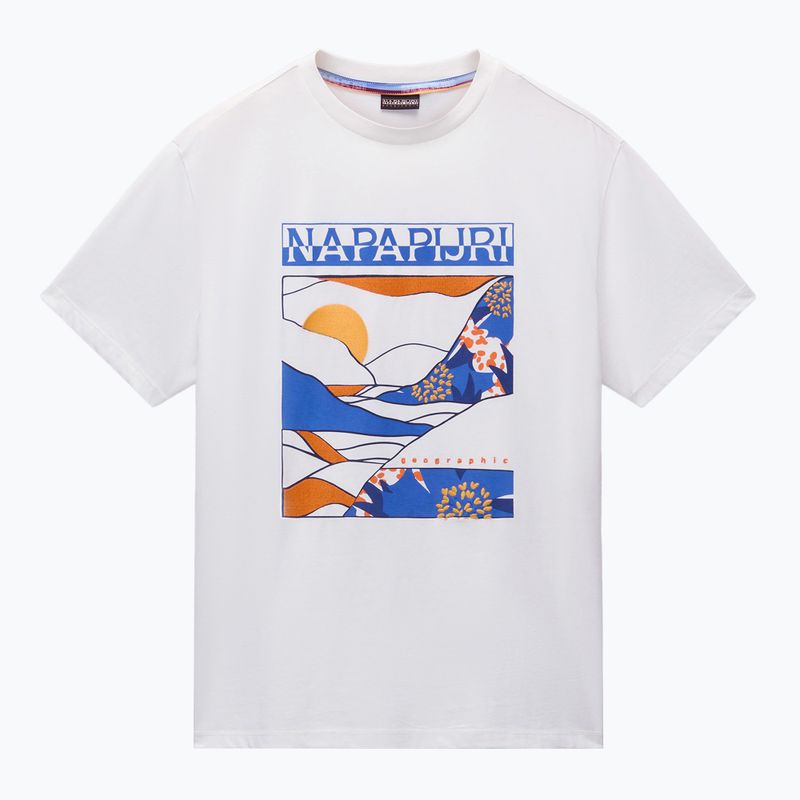 Tricou pentru bărbați Napapijri S-Valdor white heron 4