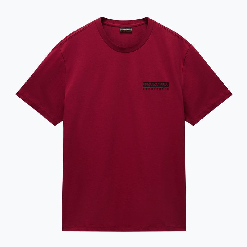 Tricou pentru bărbați Napapijri S-Vignonil Back tibetan red R1E 5