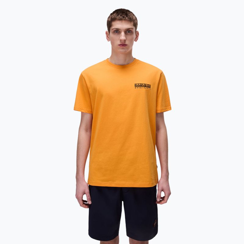 Tricou pentru bărbați Napapijri S-Vignonil Back apricot A70