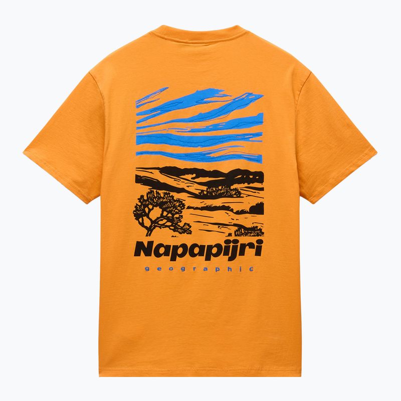 Tricou pentru bărbați Napapijri S-Vignonil Back apricot A70 6
