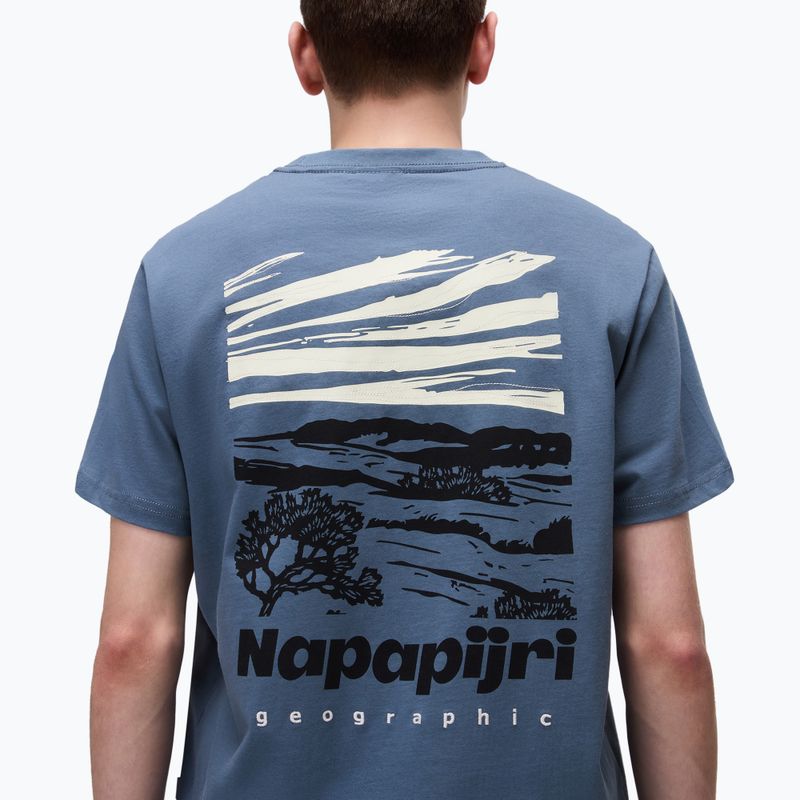 Tricou pentru bărbați Napapijri S-Vignonil Back stormy weat G1Y 4