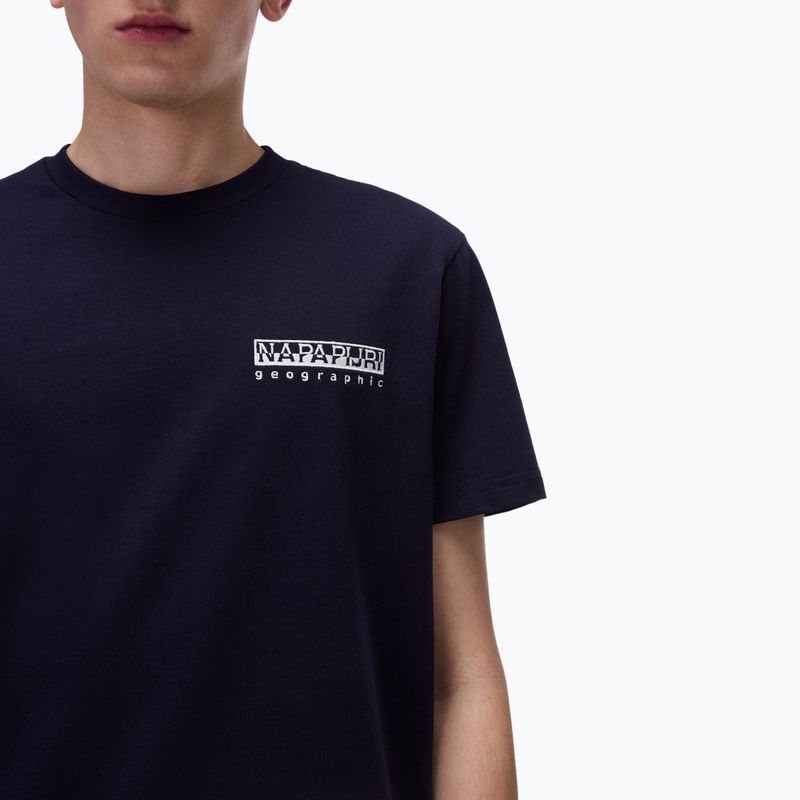 Tricou pentru bărbați Napapijri S-Vignonil Back blu marine 3