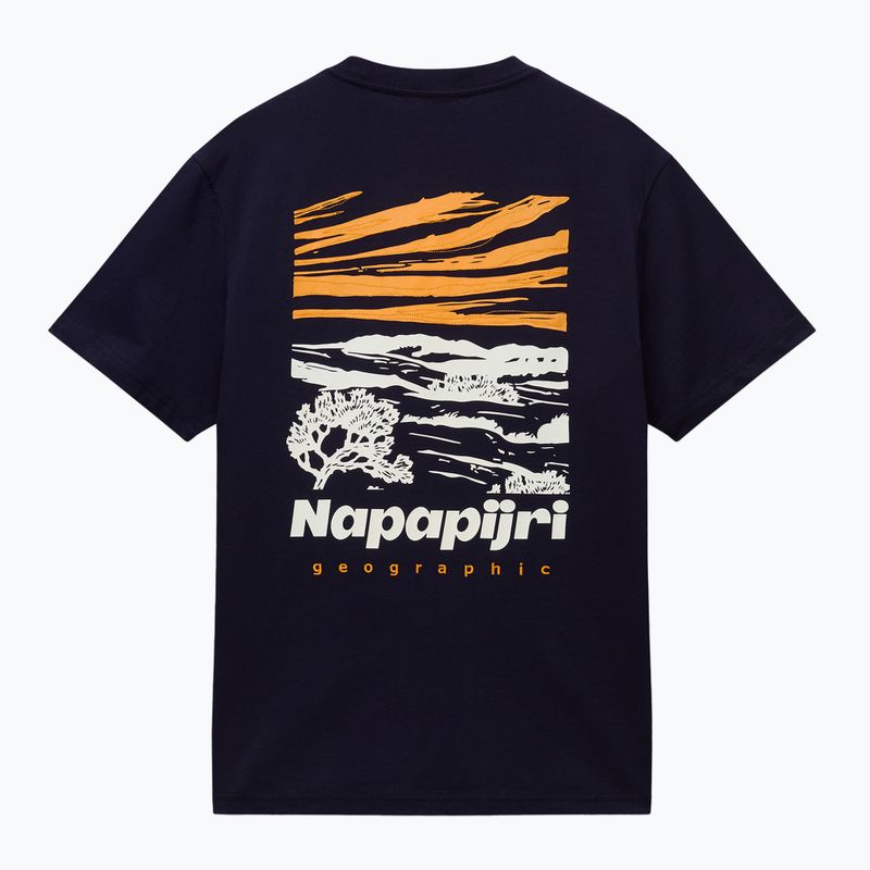 Tricou pentru bărbați Napapijri S-Vignonil Back blu marine 6