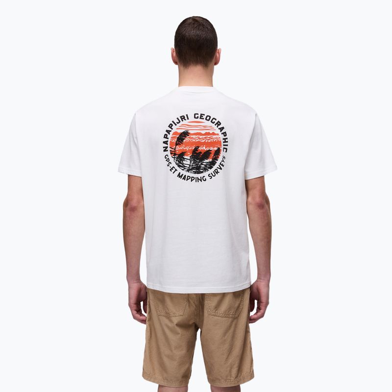 Tricou pentru bărbați Napapijri S-Vignonil Back white heron 2