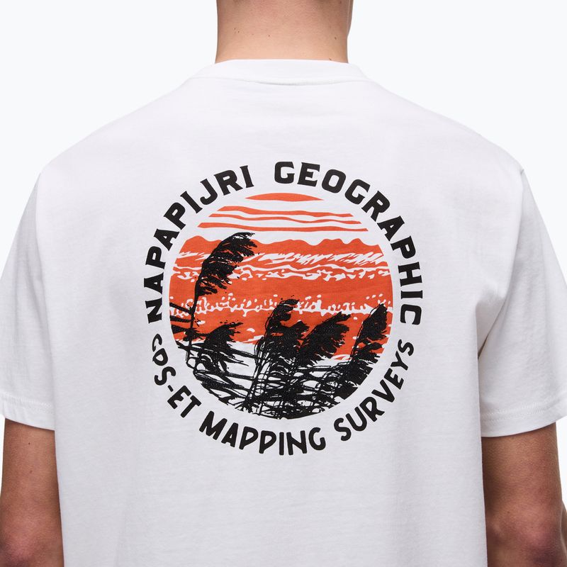 Tricou pentru bărbați Napapijri S-Vignonil Back white heron 4