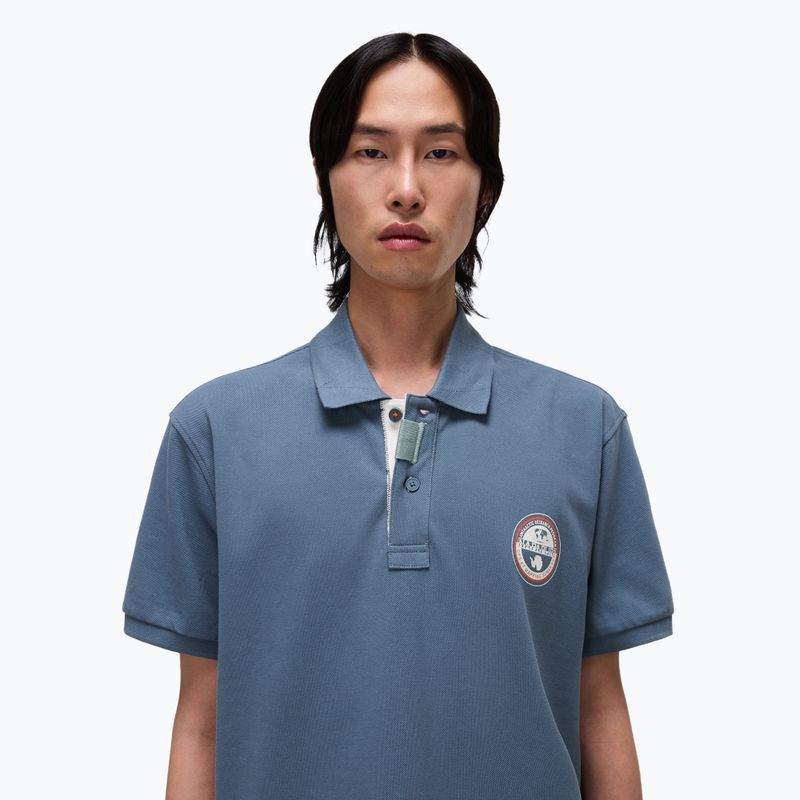 Tricou polo pentru bărbați Napapijri E-Clanis stormy weat G1Y 3