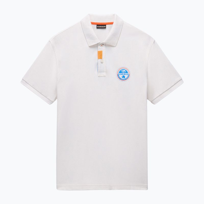 Tricou polo pentru bărbați Napapijri E-Clanis white whisper 4