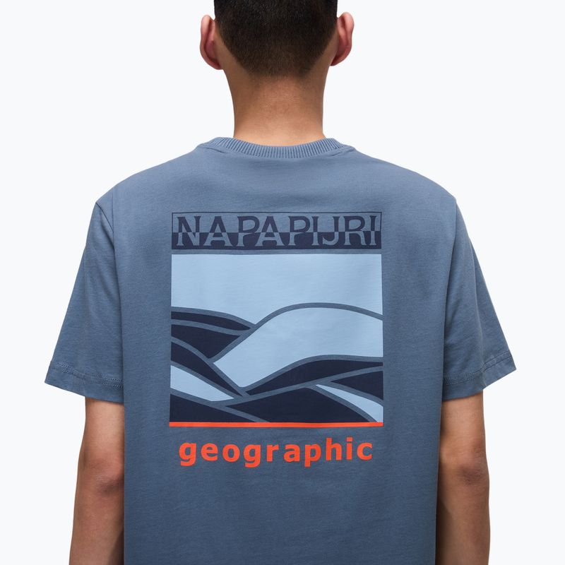 Tricou pentru bărbați Napapijri S-Sovana stormy weat G1Y 4