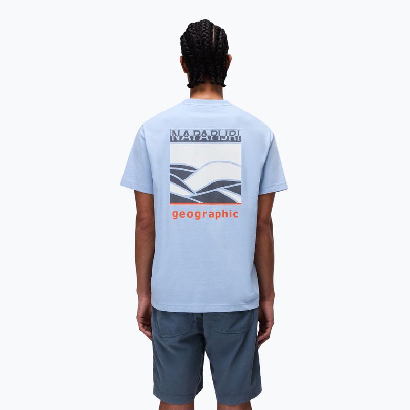 Tricou pentru bărbați Napapijri S-Sovana soft chambr I83 2