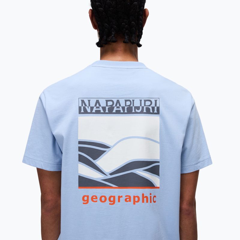 Tricou pentru bărbați Napapijri S-Sovana soft chambr I83 4