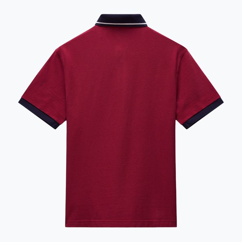 Tricou polo pentru bărbați Napapijri E-Zeri tibetan red r1e 2