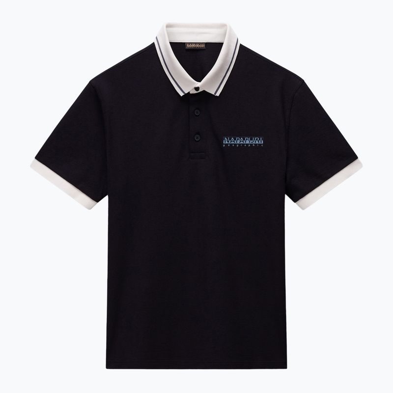 Tricou polo pentru bărbați Napapijri E-Zeri black beauty