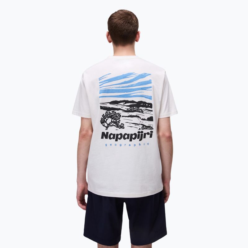 Tricou pentru bărbați Napapijri S-Vignonil Back white whisper 2