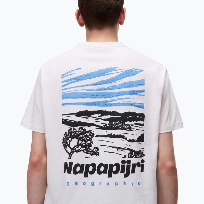 Tricou pentru bărbați Napapijri S-Vignonil Back white whisper 4