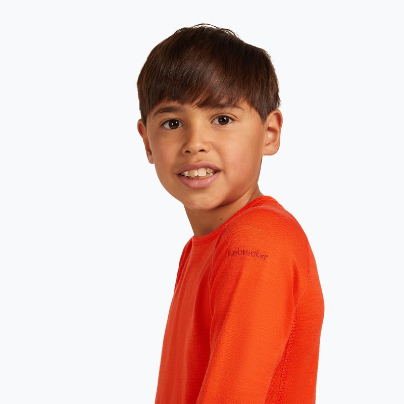 Longsleeve termoactiv pentru copiiicebreaker 200 Oasis Crewe fervid 11