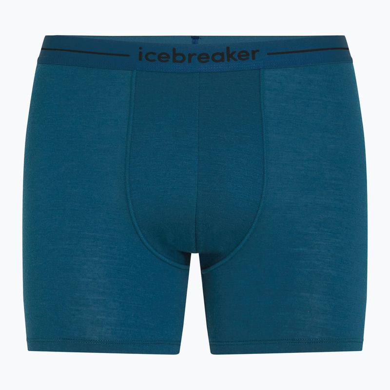 Pantaloni scurți boxeri termici pentru bărbați icebreaker Anatomica atlantis