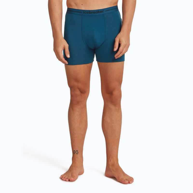 Pantaloni scurți boxeri termici pentru bărbați icebreaker Anatomica atlantis 2