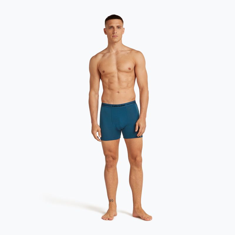 Pantaloni scurți boxeri termici pentru bărbați icebreaker Anatomica atlantis 3