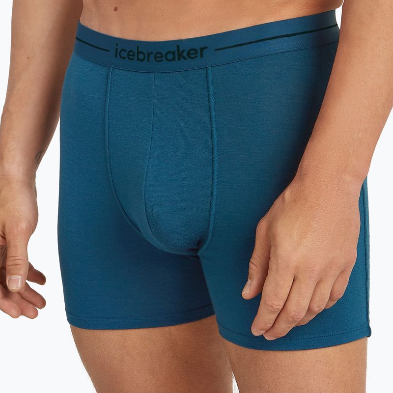 Pantaloni scurți boxeri termici pentru bărbați icebreaker Anatomica atlantis 5