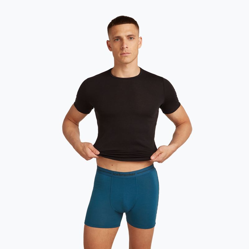 Pantaloni scurți boxeri termici pentru bărbați icebreaker Anatomica atlantis 7