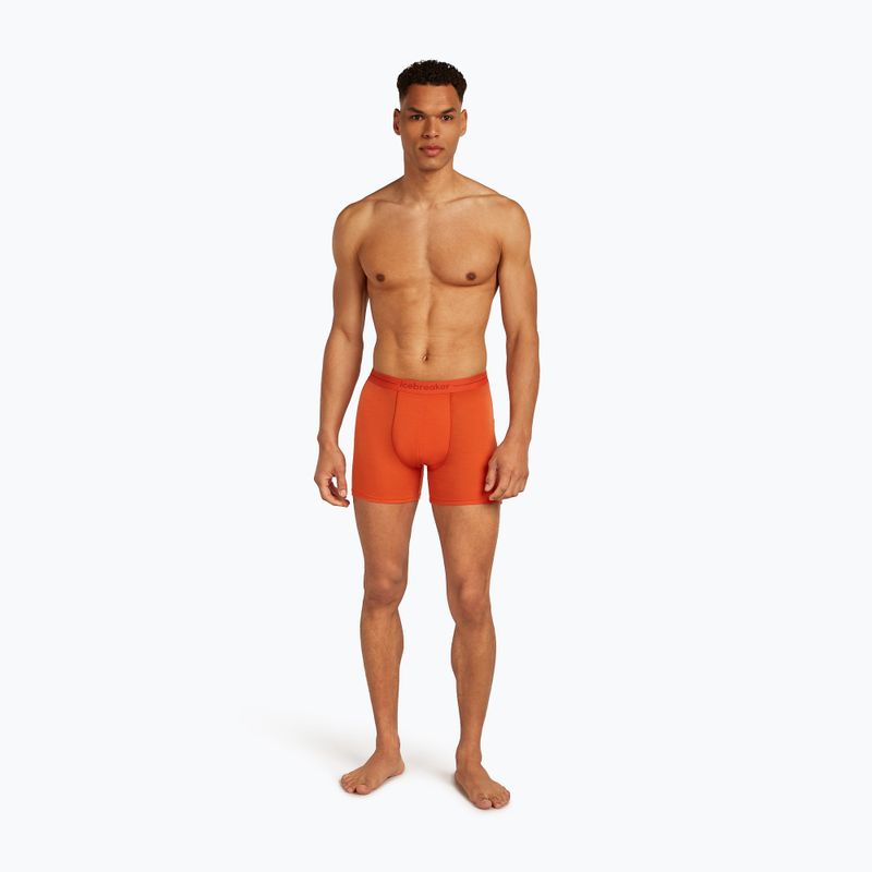 Pantaloni scurți boxeri termici pentru bărbați icebreaker Anatomica fervid 3