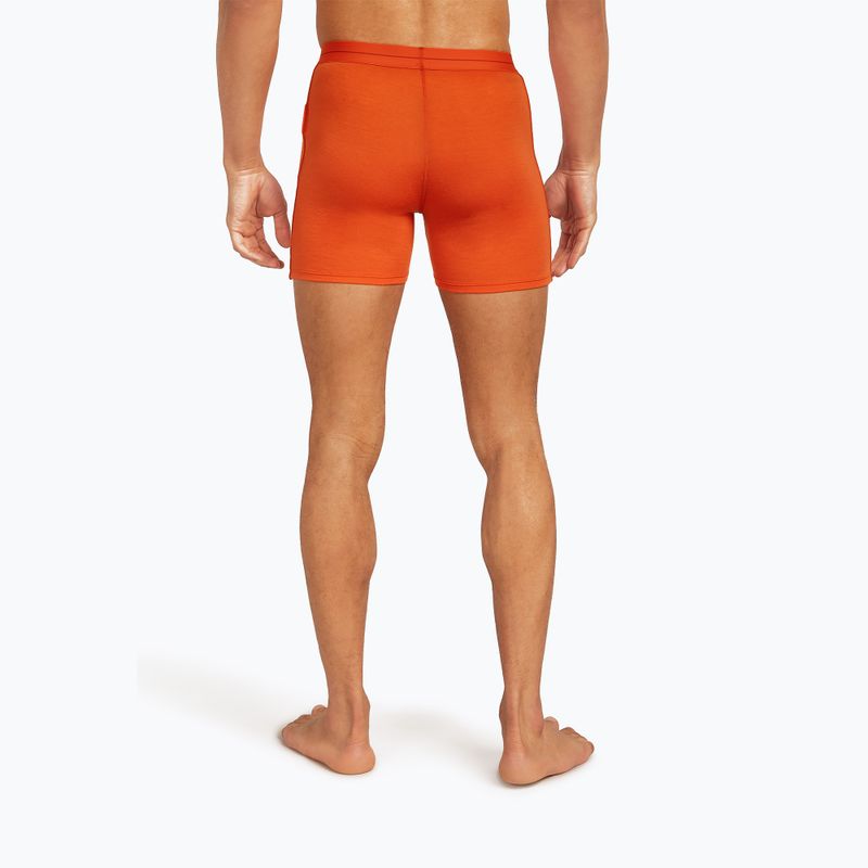 Pantaloni scurți boxeri termici pentru bărbați icebreaker Anatomica fervid 4