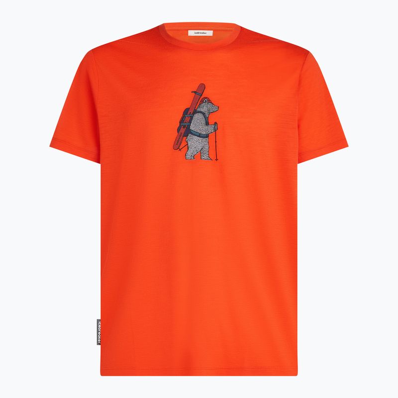 Tricou pentru bărbați icebreaker Merino 150 Tech Lite Bear Tour fervid 7