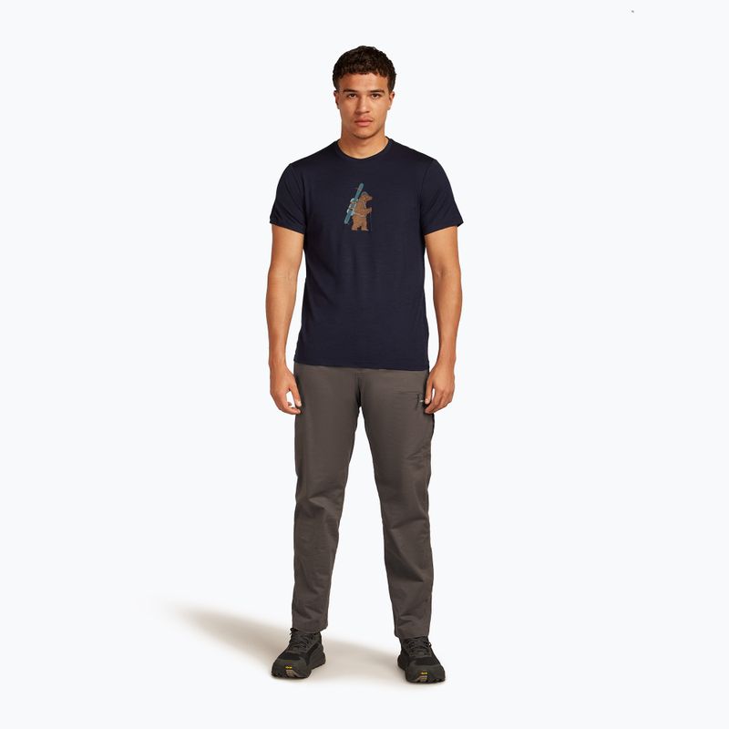 Tricou pentru bărbați icebreaker Merino 150 Tech Lite Bear Tour midnight navy 2