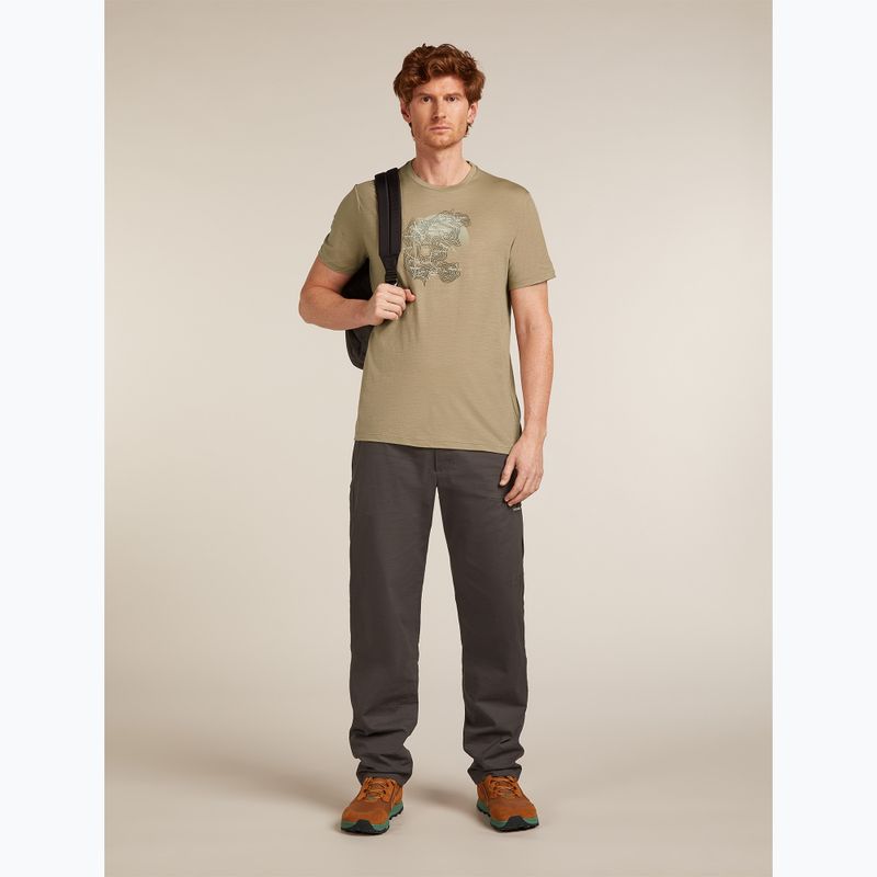 Tricou pentru bărbați icebreaker Merino 150 Tech Lite Ruapehu Round flagstone 7