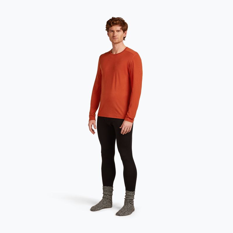 Longsleeve termoactiv pentru bărbați icebreaker 200 Oasis Crewe agate 4