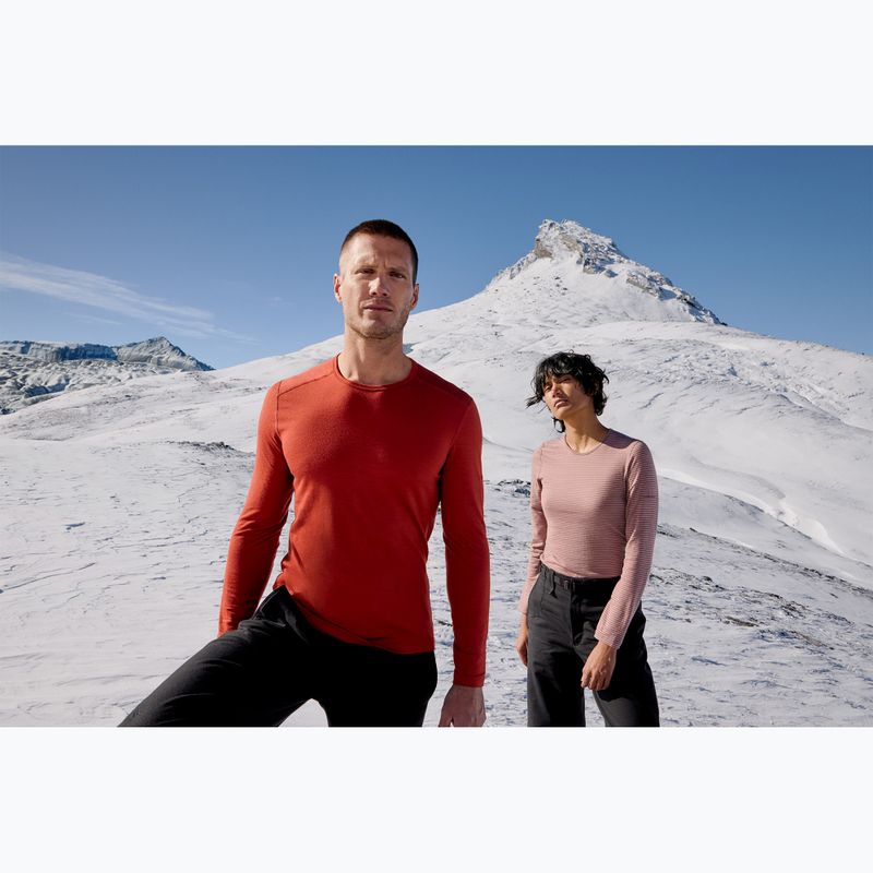 Longsleeve termoactiv pentru bărbați icebreaker 200 Oasis Crewe agate 10
