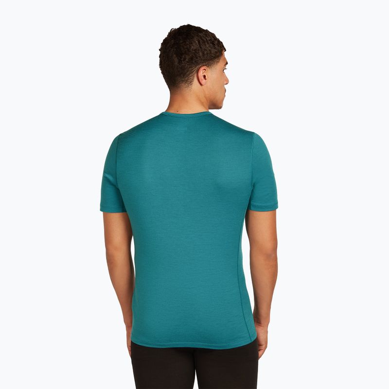 Tricou termoactiv pentru bărbați Icebreaker 200 Oasis Crewe topaz 2