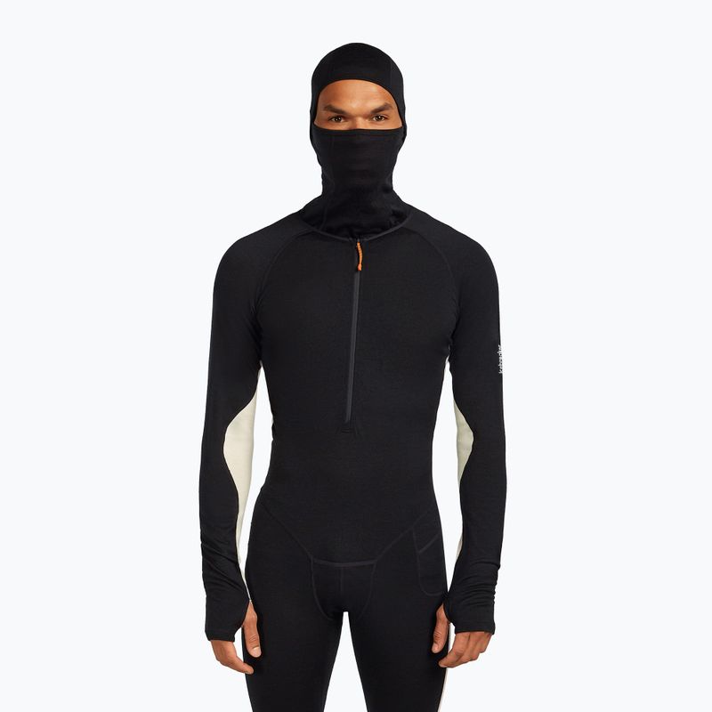Combinezon termoactiv pentru bărbați icebreaker Merino 200 Oasis+ black/undyed/cb 2