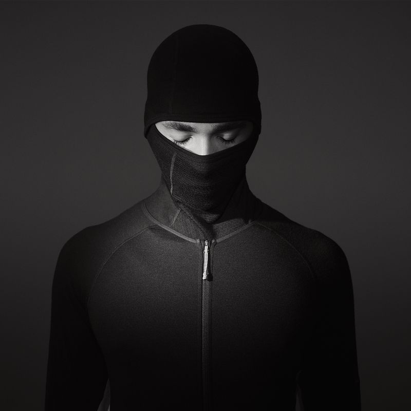 Combinezon termoactiv pentru bărbați icebreaker Merino 200 Oasis+ black/undyed/cb 12
