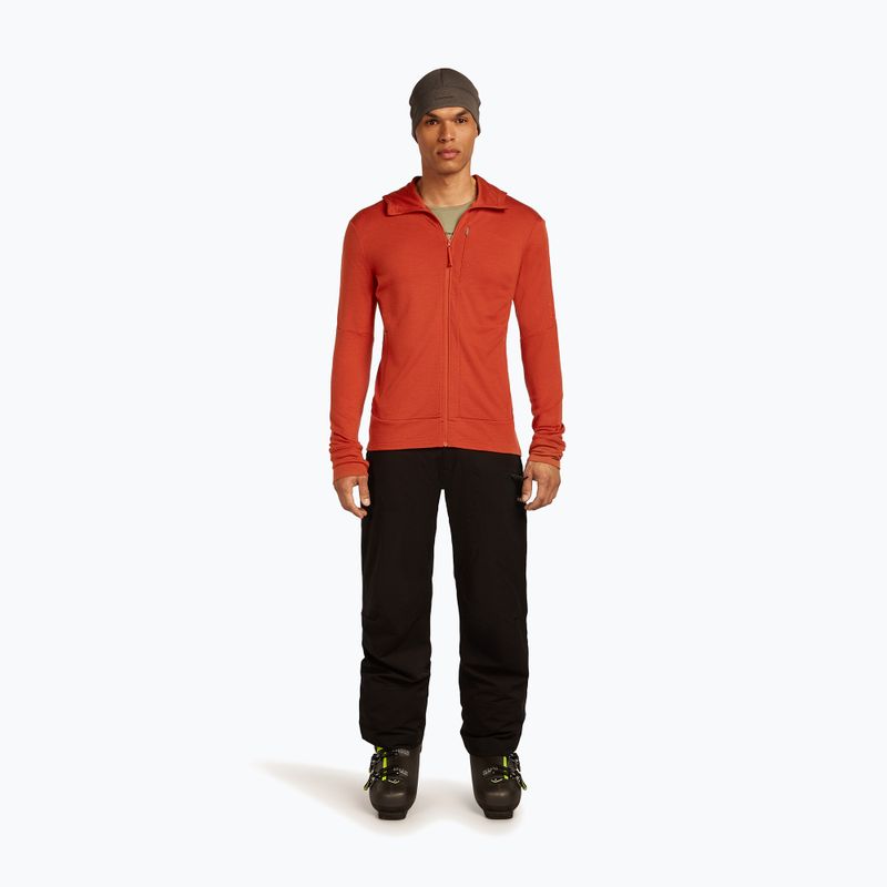 Men's Icebreaker Merino 260 Quantum IV Zip Hoodie agate 2
