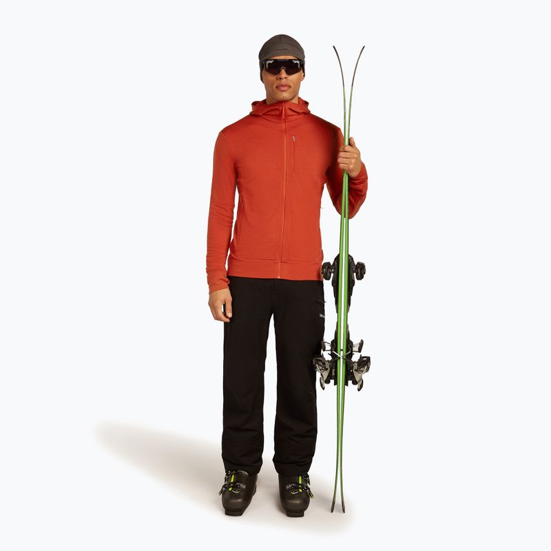Men's Icebreaker Merino 260 Quantum IV Zip Hoodie agate 4