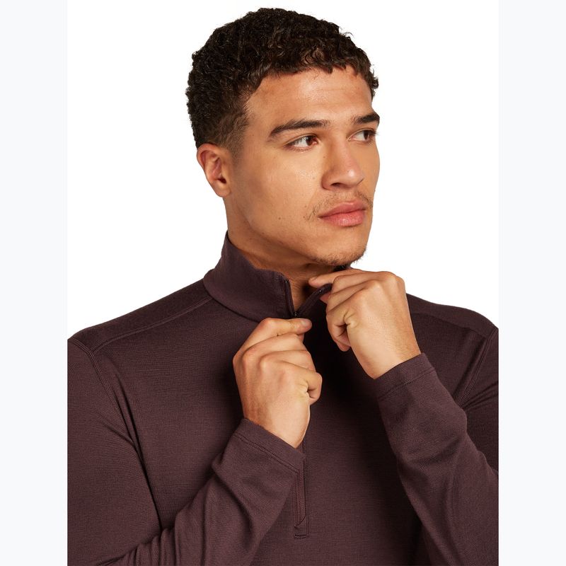 Bluză termoactivă pentru bărbați icebreaker 260 Tech LS Half Zip java 4