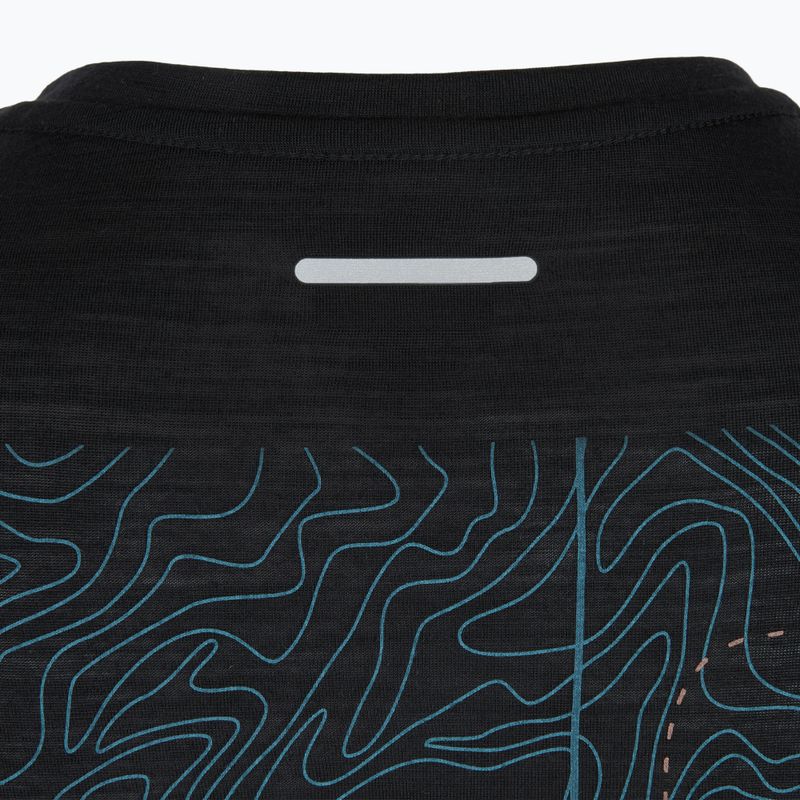 Tricou pentru bărbați icebreaker Merino Blend 125 Cool-Lite Sphere Trail black 5