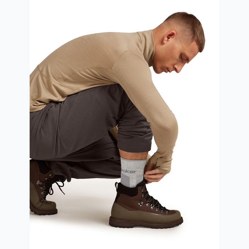 Șosete pentru bărbați icebreaker Merino Hike+ Heavy Crew blizzard heather/alloy 5
