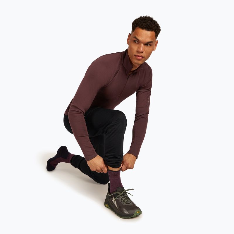 Șosete pentru bărbați icebreaker Merino Hike+ Heavy Crew java/black 4