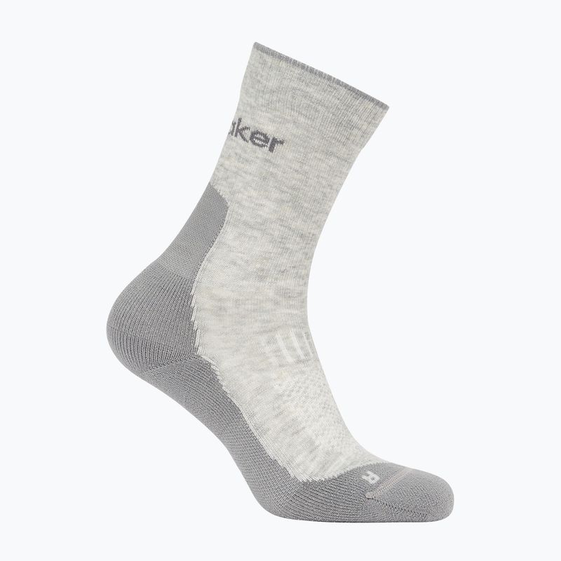 Șosete pentru bărbați icebreaker Merino Hike+ Light Crew blizzard heather/alloy