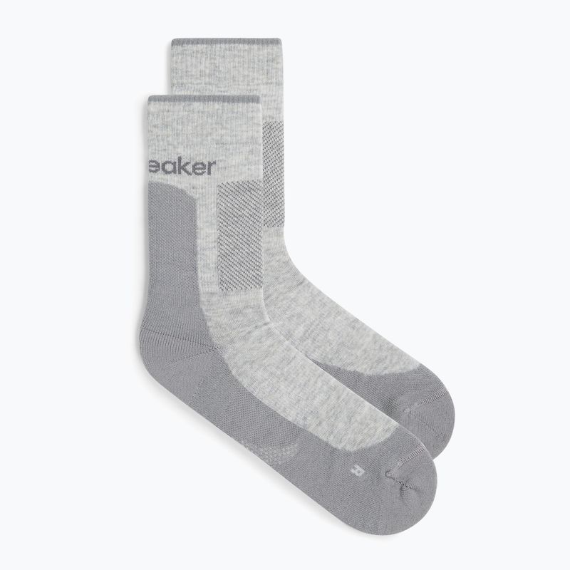 Șosete Icebreaker Merino Hike+ Medium Crew pentru bărbați blizzard heather/alloy 2